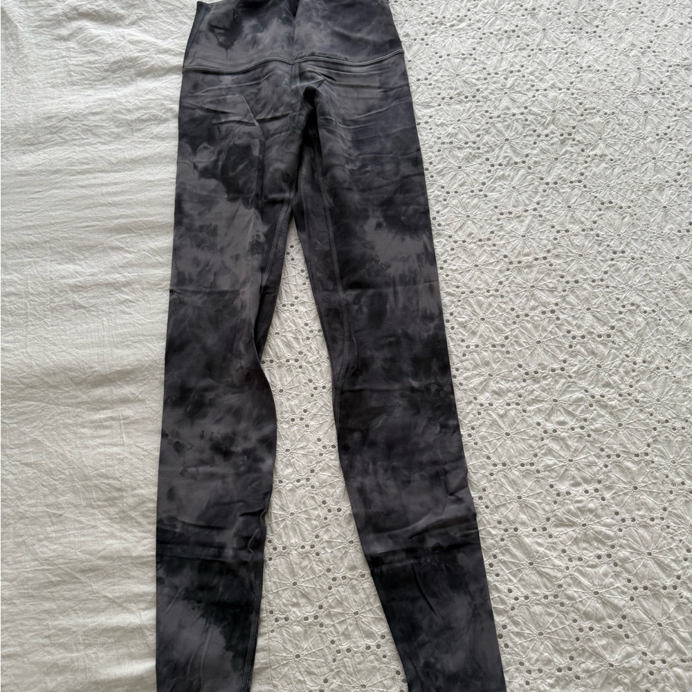 Lululemon Align Black Tie-Dye Leggings